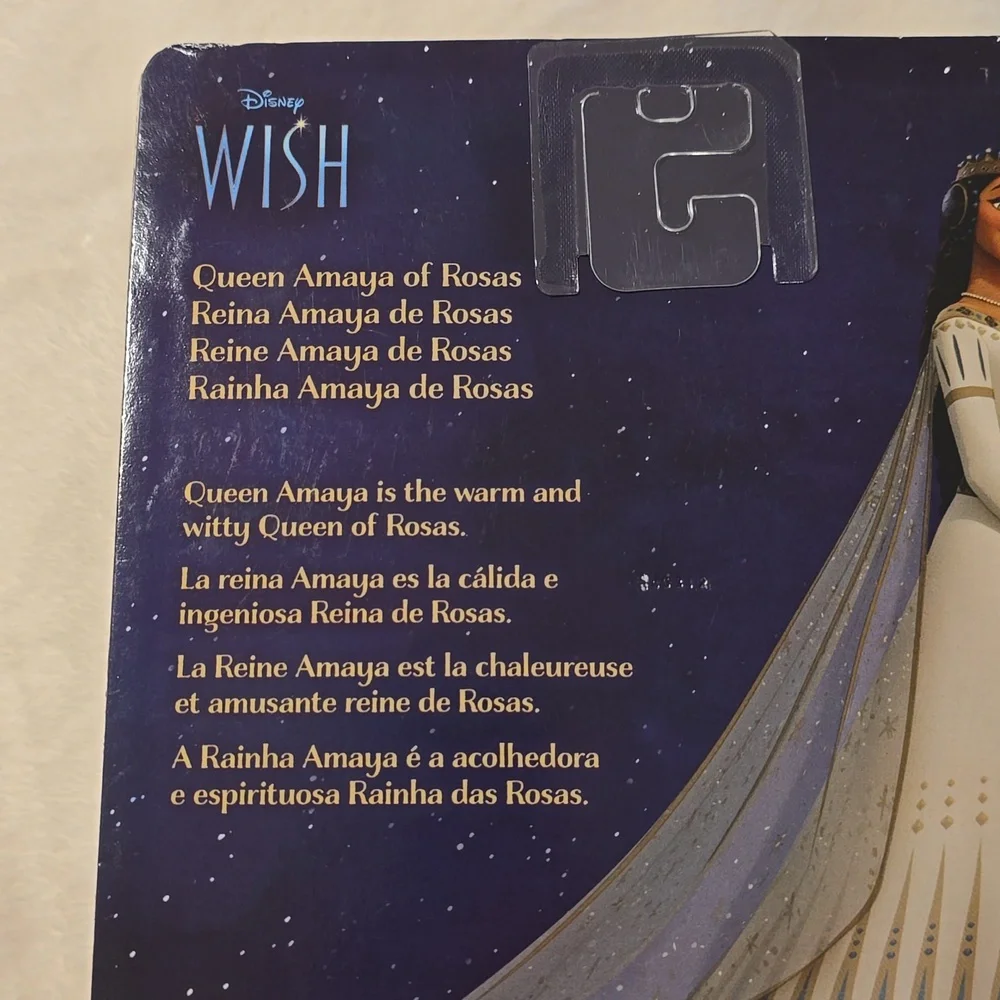Queen Amaya‎ of Rosas Doll from Disney Mobie Wish NWT